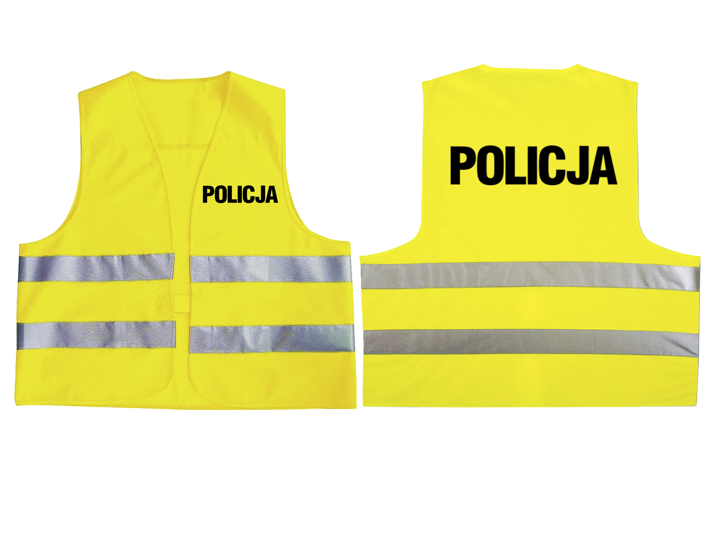 

Kamizelka Odblaskowa Z Nadrukiem Policja Straż