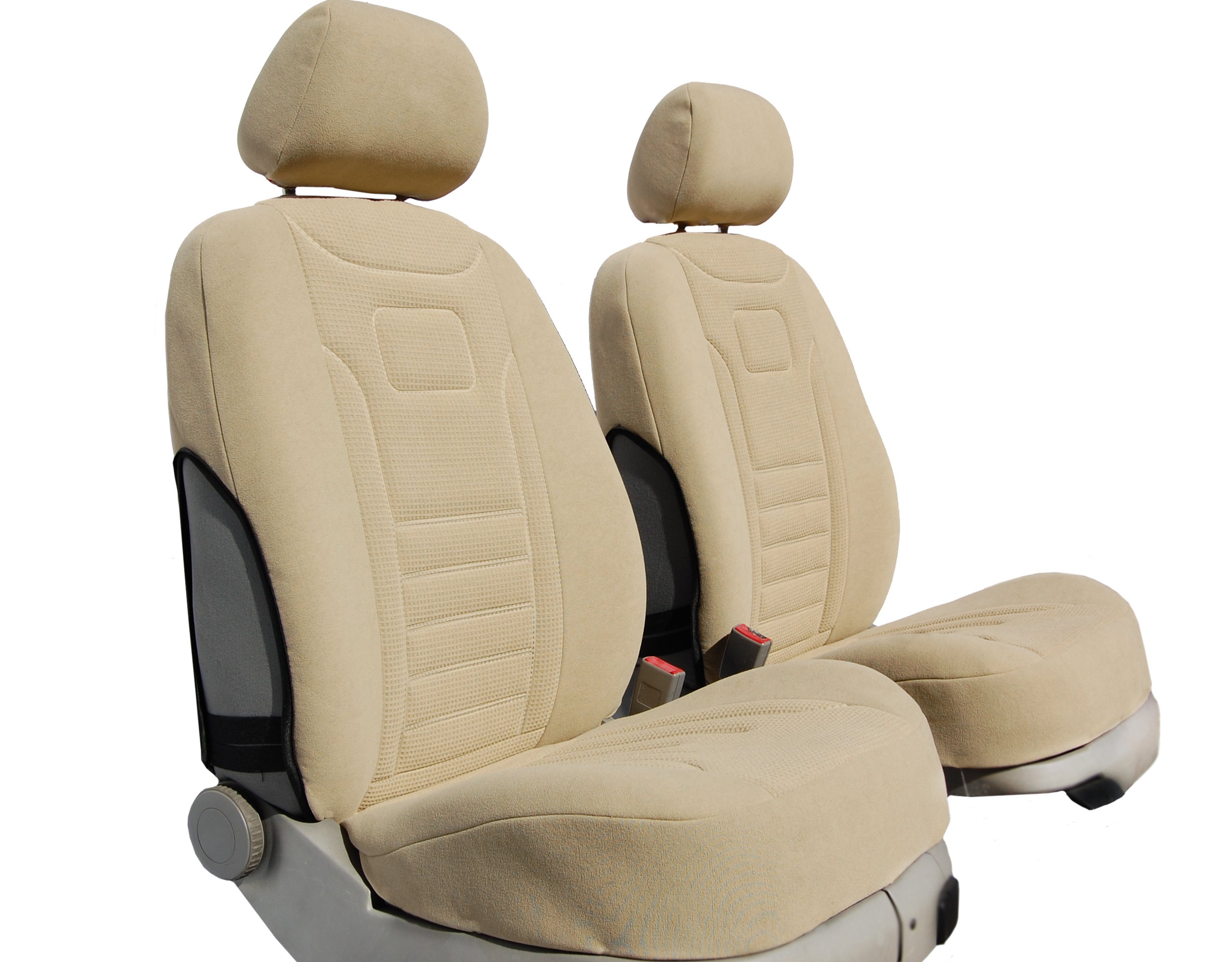 Welur BEŻ PRZODY Pokrowce na fotele samochodowe Rodzaj Uniwersalne