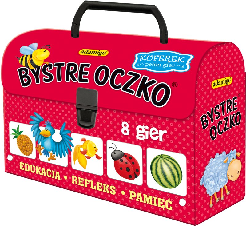 

Bystre Oczko Kuferek Gra Edukacyjna Adamigo 8 Gier