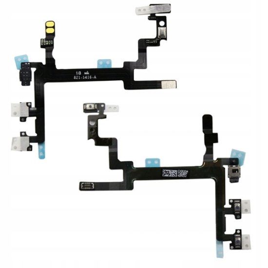 IPHONE 5 TAŚMA FLEX POWER ON OFF VOLUME MIKROFON