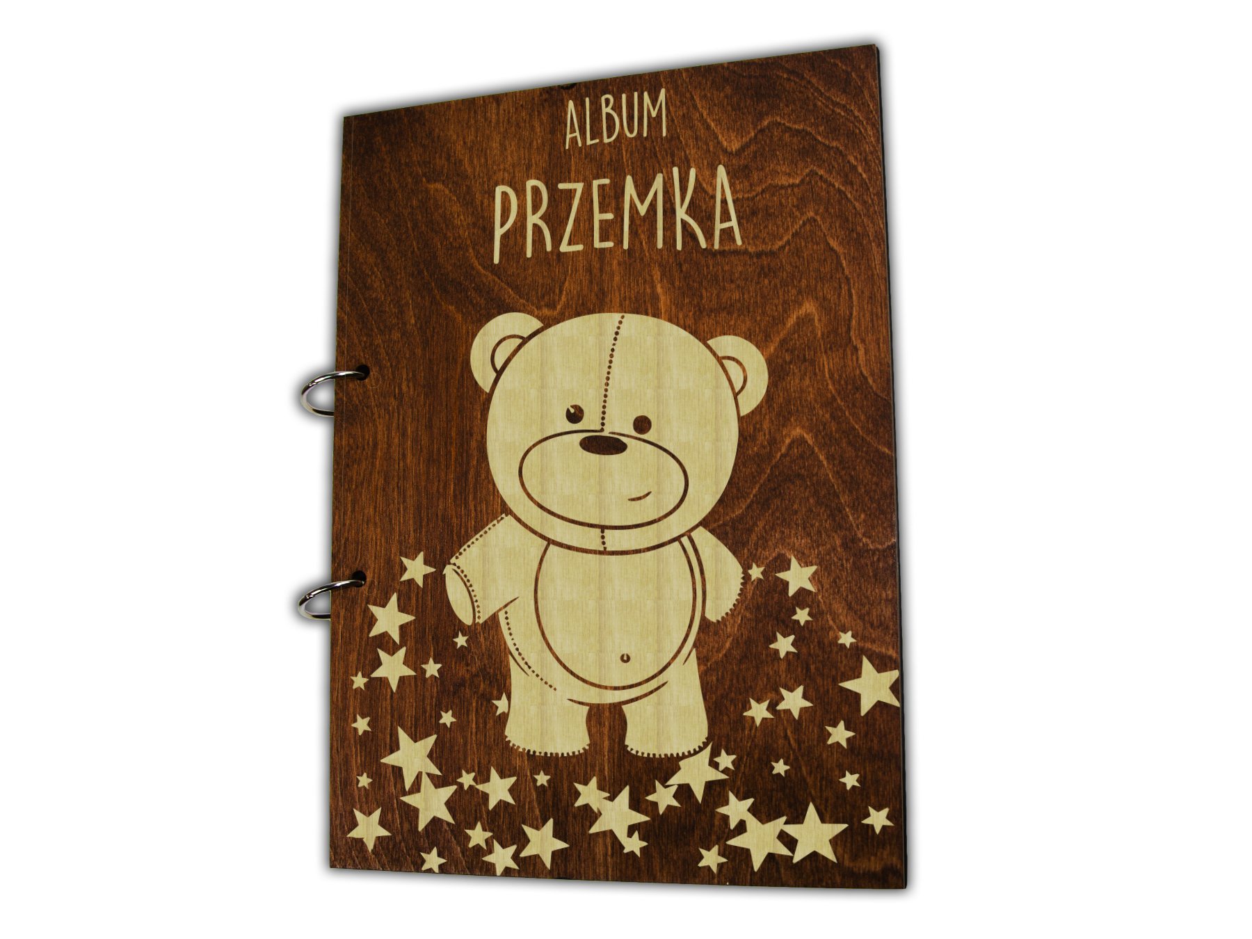 

Drewniany Album Na Zdjęcia Dla Dziecka Z Grawerem