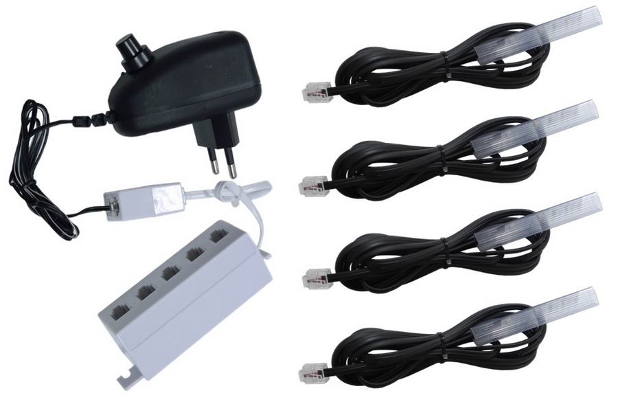 

4x klipsy Led oświetlenie Led do półek szklanych