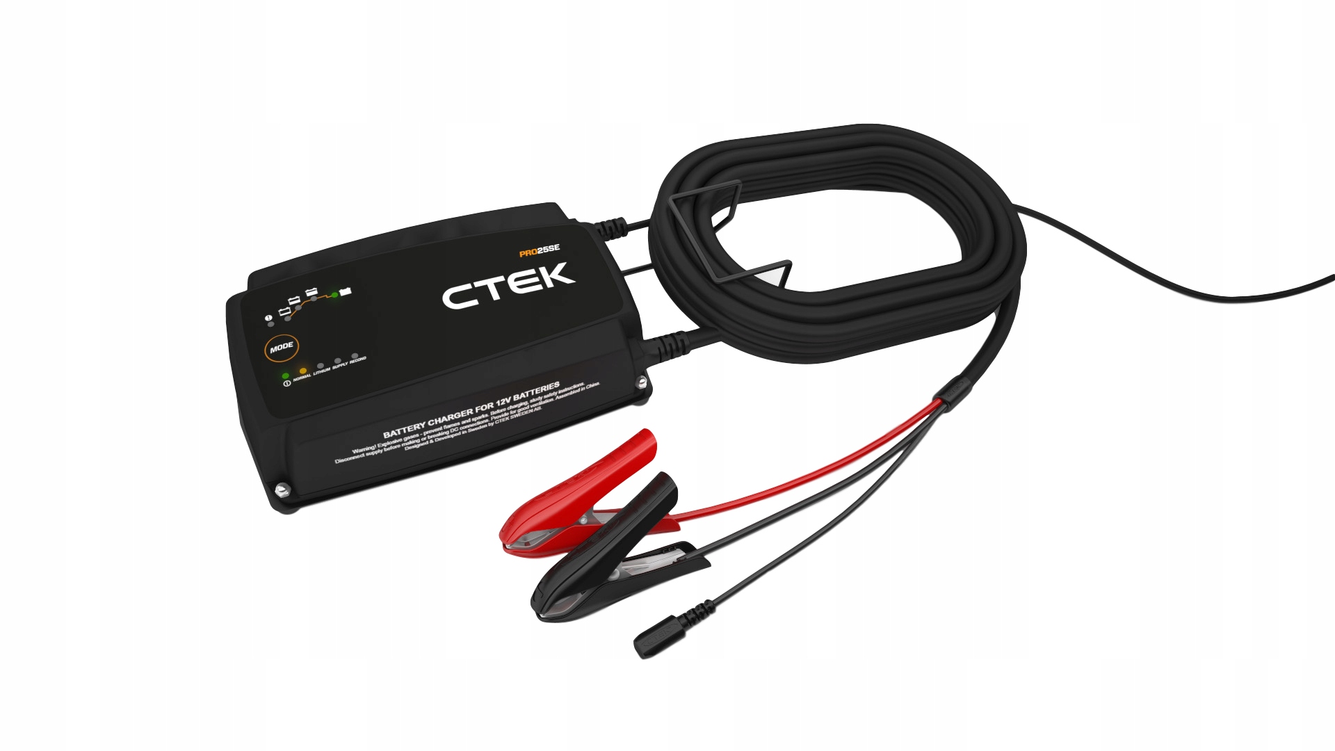 CTEK PRO25 EXTENDED 12V 25A 6M кабели