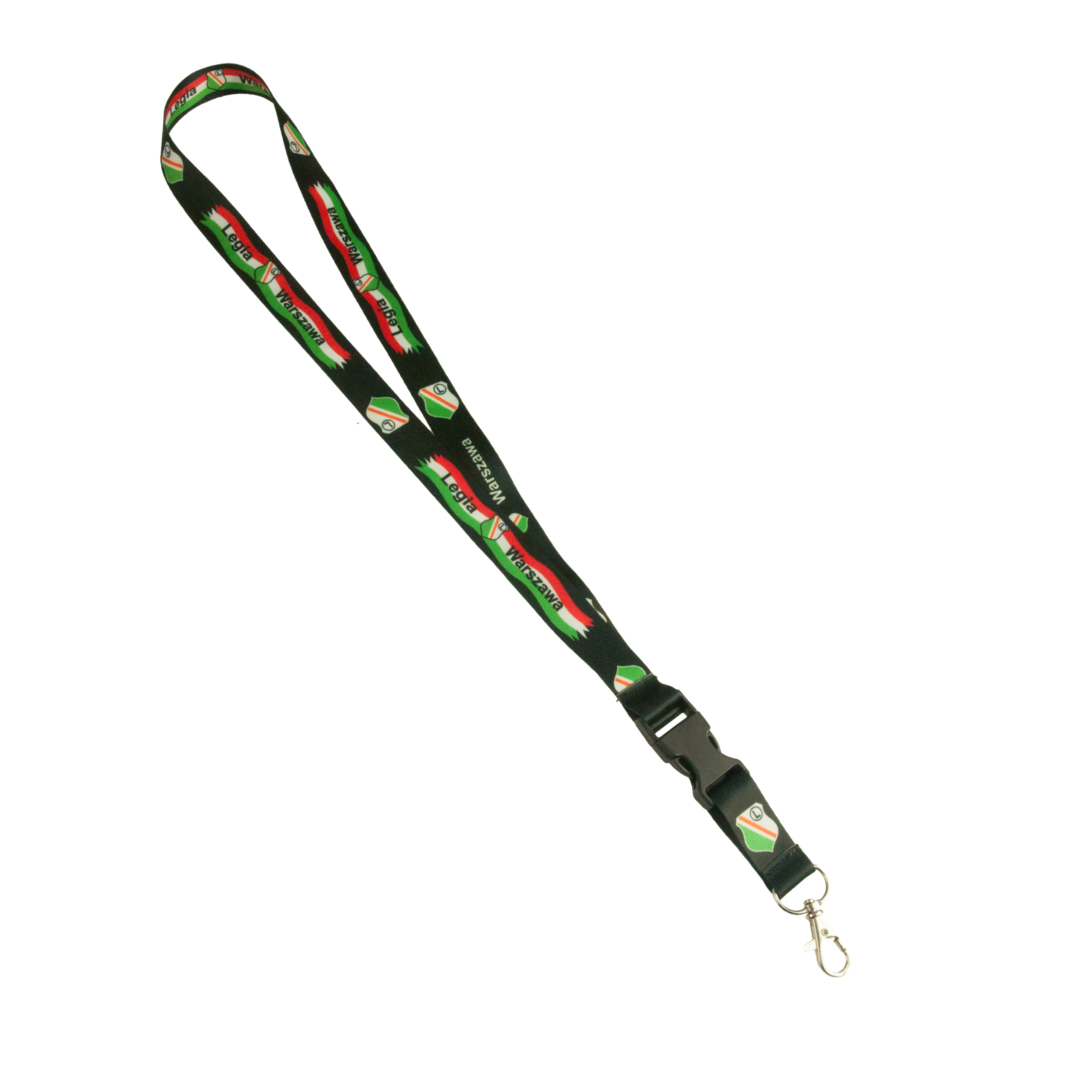 

Smycz Legia Warszawa Szer 25mm Długość 56CM Czarna