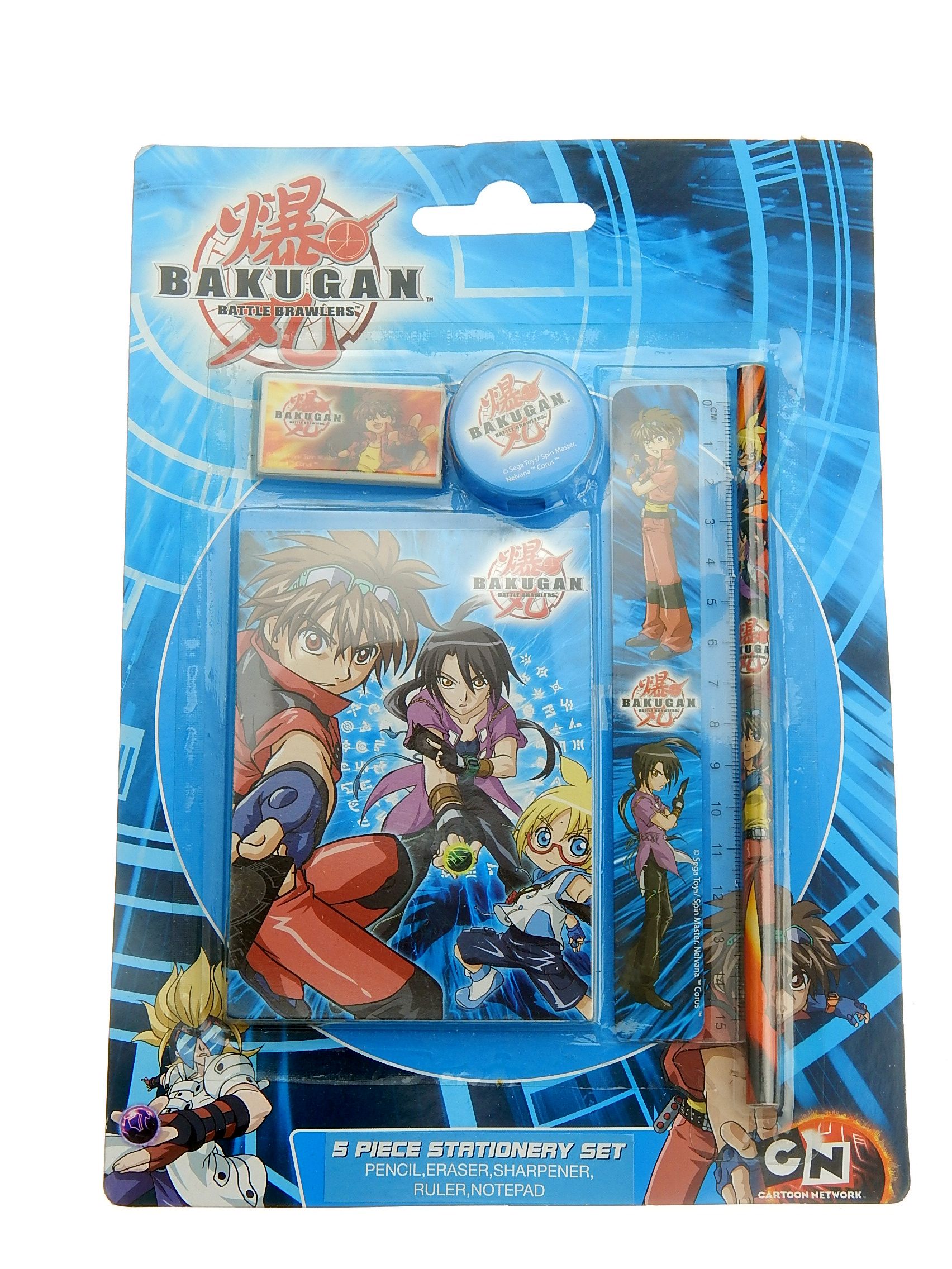 

do piórnika 5el. Bakugan wyposażenie zestaw 52704