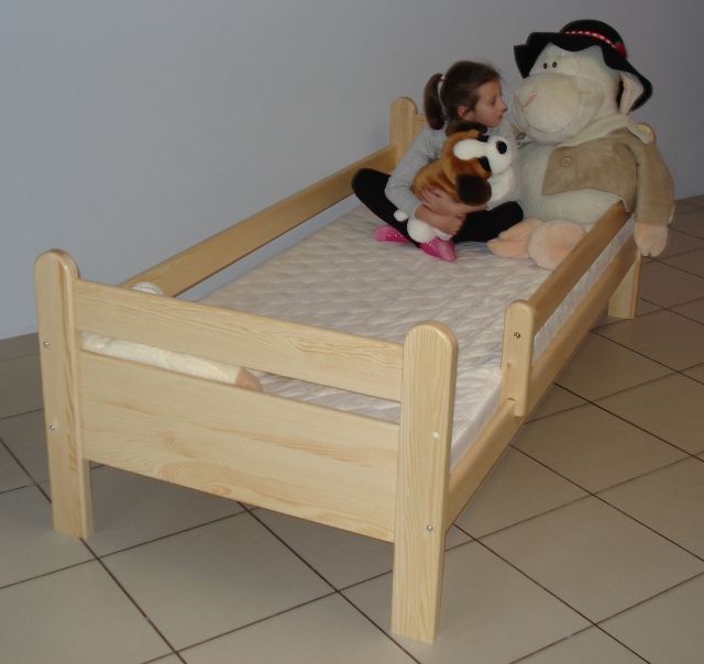 ŁÓŻKO ŁÓŻECZKO DLA DZIECKA DZIECIĘCE BAMBI 90X170 Kolor wielokolorowy