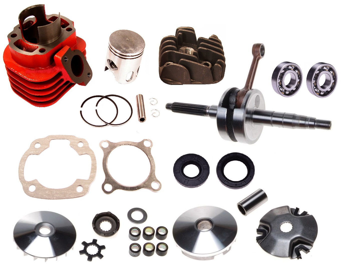 Ttr43455 - Цилиндр + головка 80 2T 12mm Zipp LONGIJA PGO RO