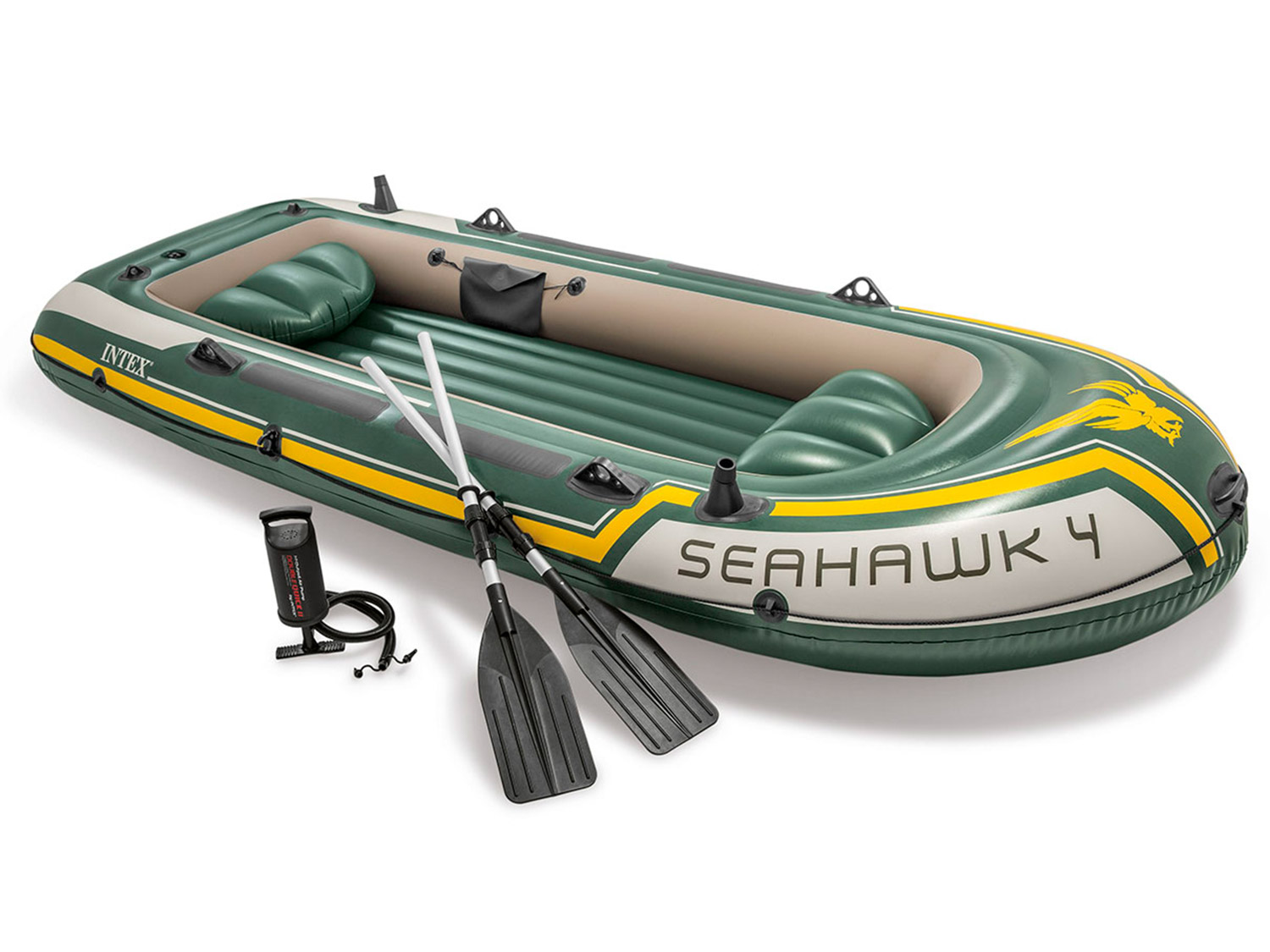 Ponton Seahawk 4 osobowy Wiosła Pompka Intex 68351