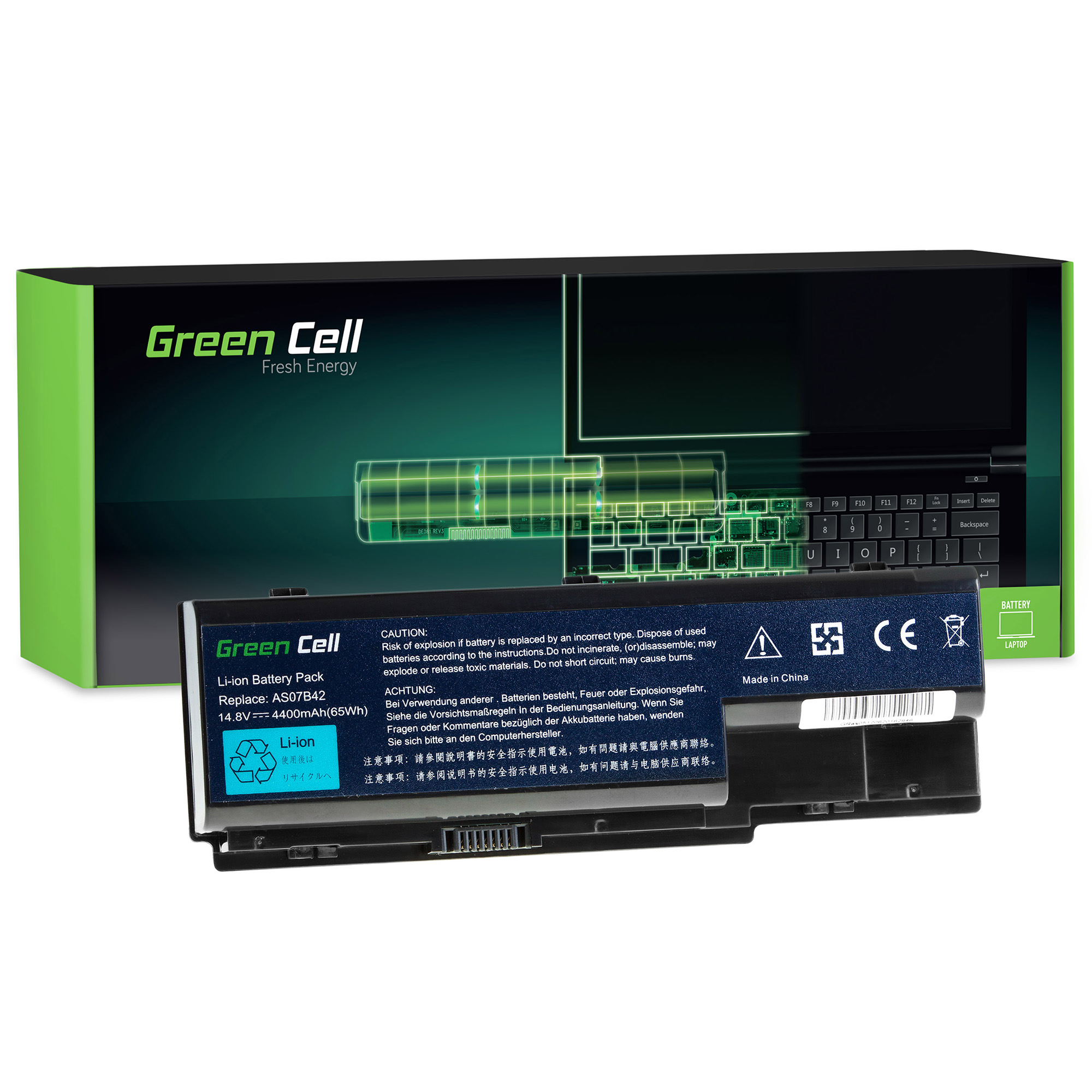 

Bateria AS07B32 AS07B42 AS07B52 do Acer 14.8V 65Wh