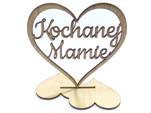 

Decoupage Serce Na Podstawce 'Kochanej Mamie' DD78