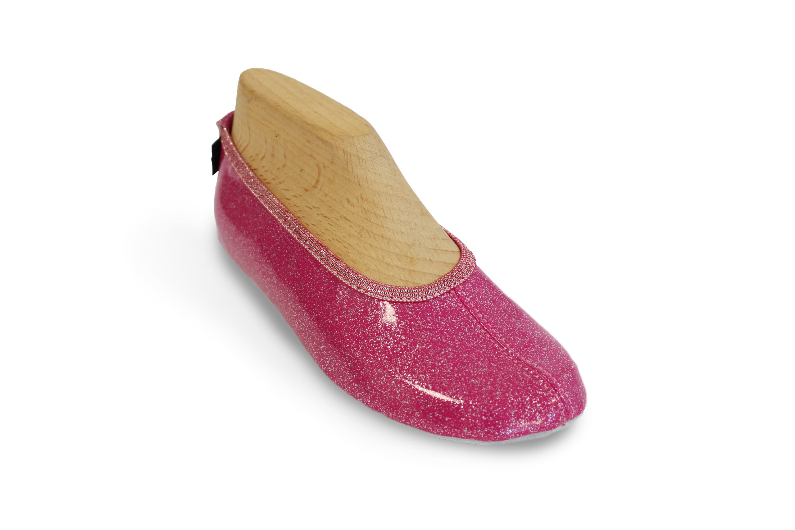 BALETKI BROKATOWE - RÓŻOWE / ROZM. 25 ABAKUS