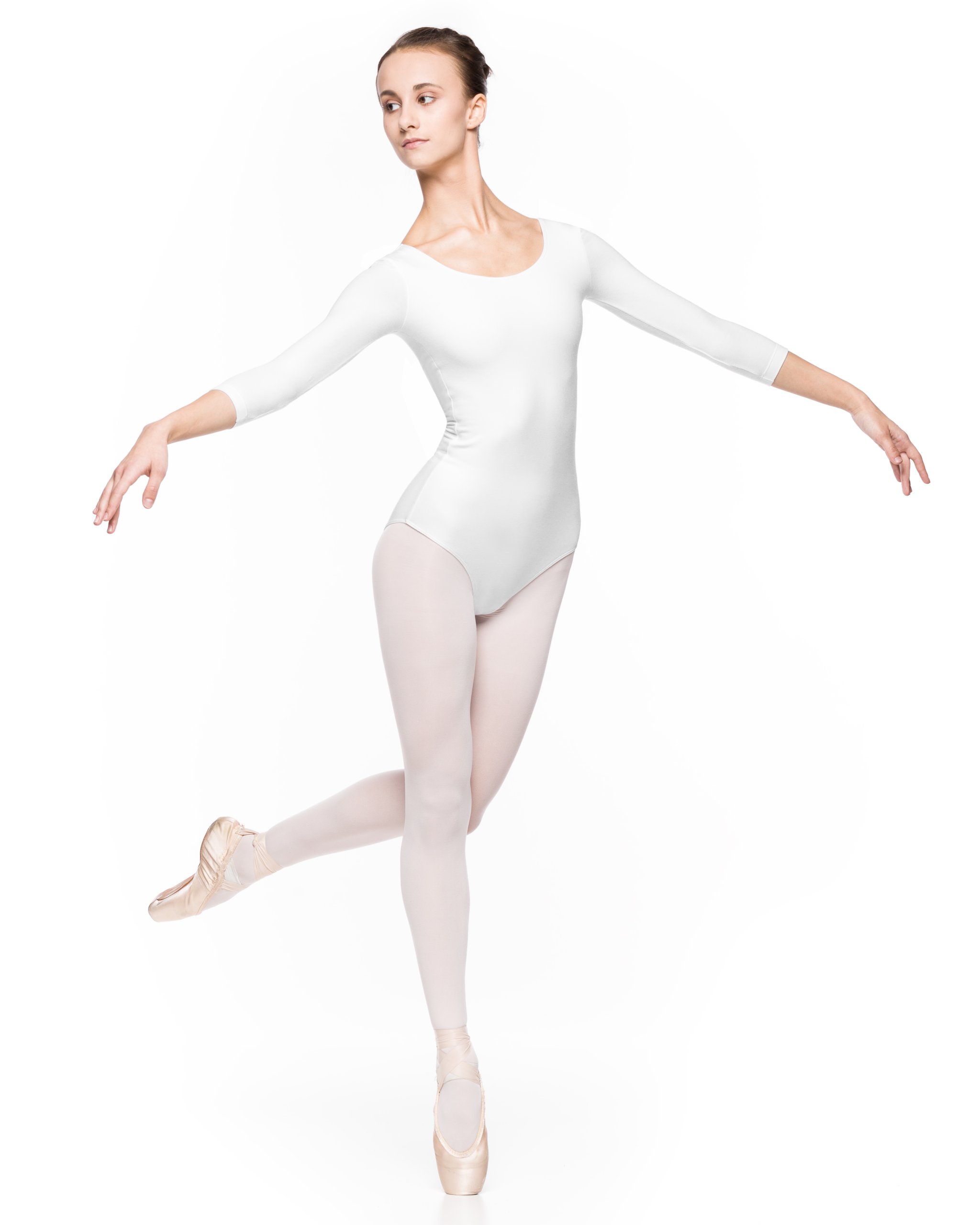 BODY BALETOWE STRÓJ NA BALET GIMNASTYCZNY X3 CB XS Marka Arabesque