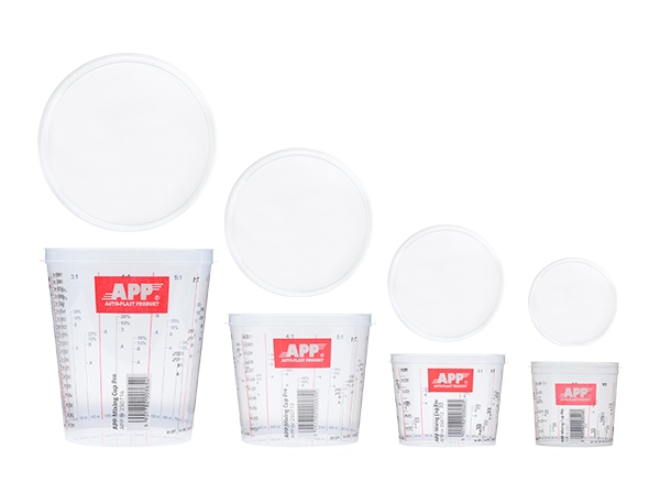 

App 600 ml Kubek Mieszania Lakierów Z Pokrywką 196