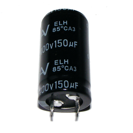 

Kondensator elektrolityczny 150uF 400V 41x22 85'C