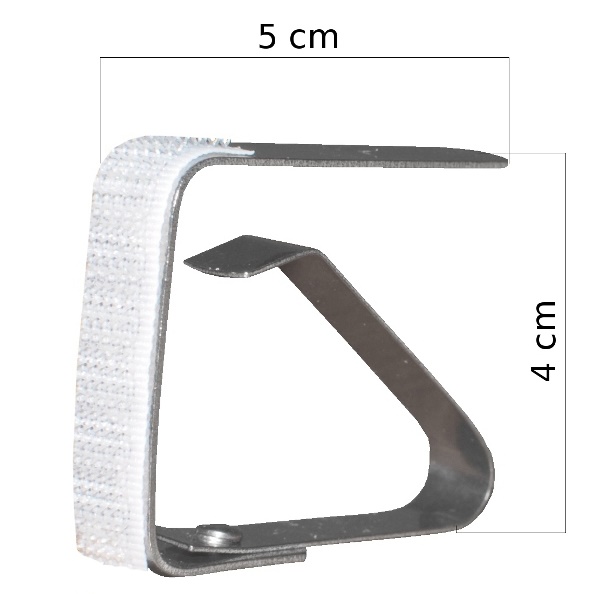 Klipsy z rzepem do falban, Skirtingi Obrusy Typ obrus