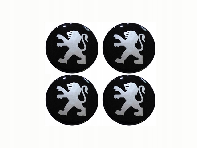 

Peugeot 70mm Emblematy Naklejki Kolpaki Alu Felgi