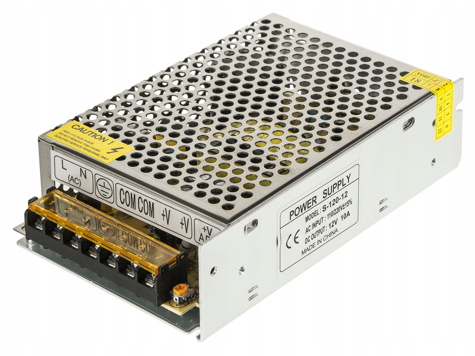 

Zasilacz Led modułowy do taśm 10A 120W 12V IP20