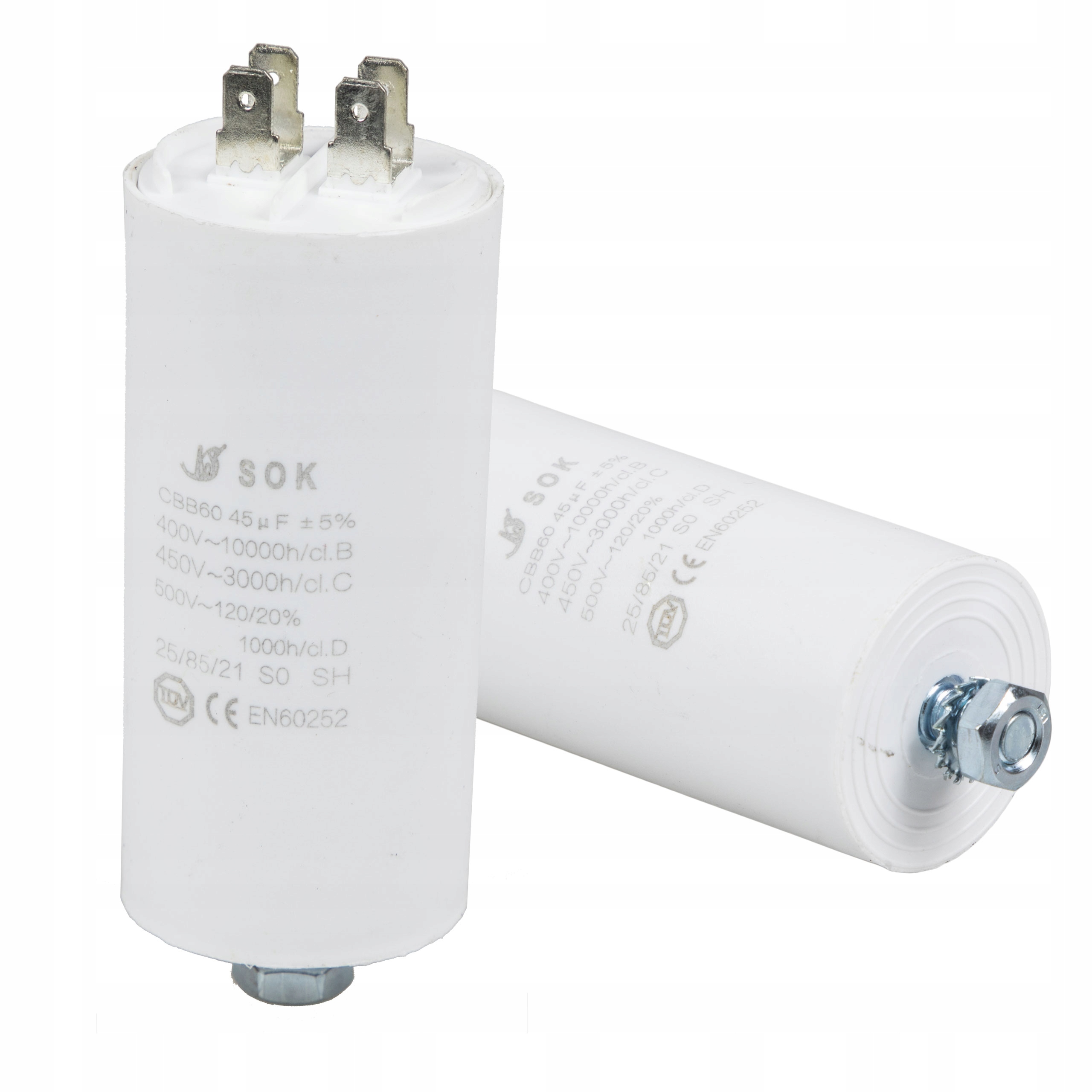 

Kondensator Rozruchowy Do Silnika 45uF 450V