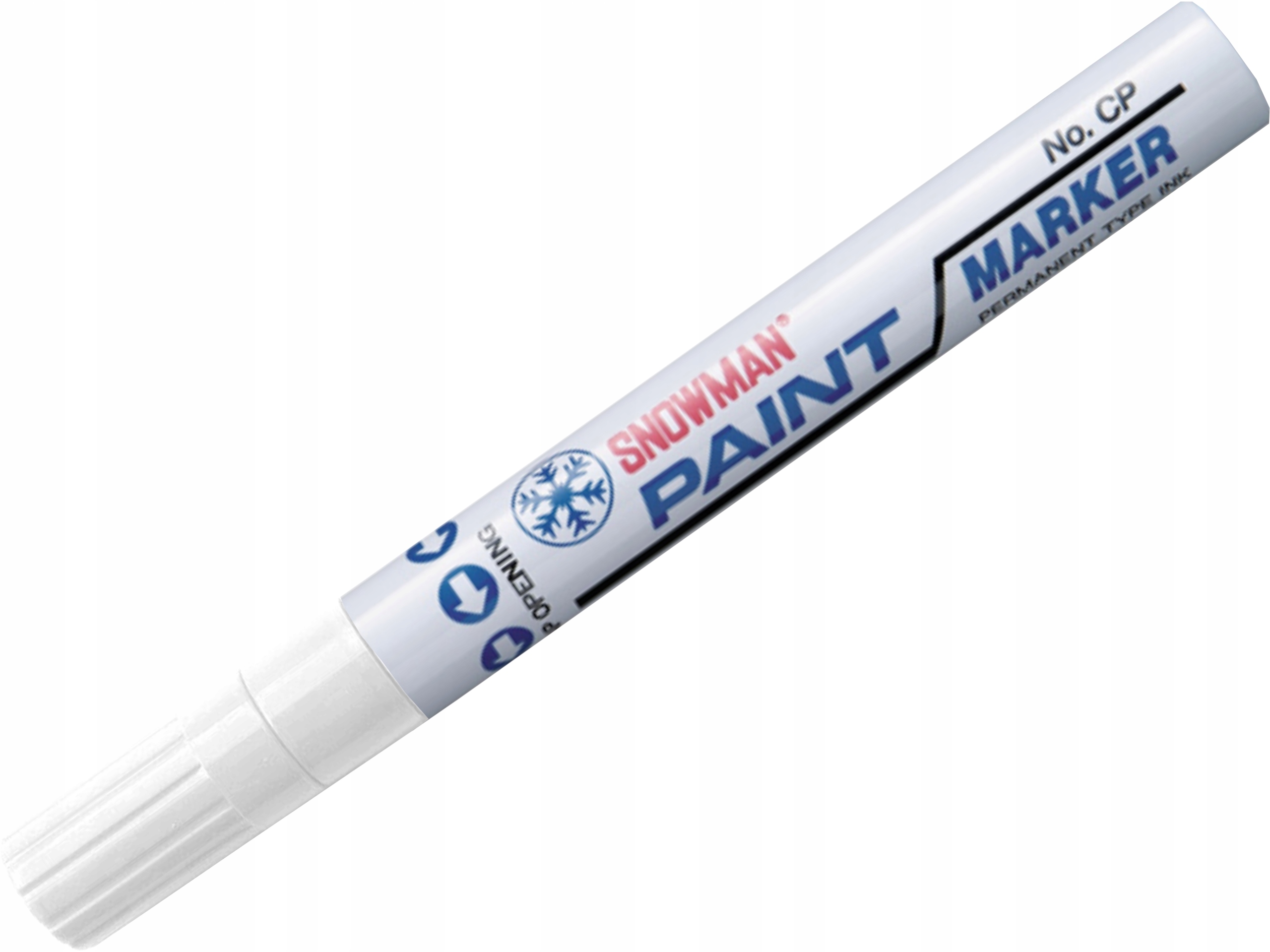 

Marker olejowy olejny Snowman gruby biały