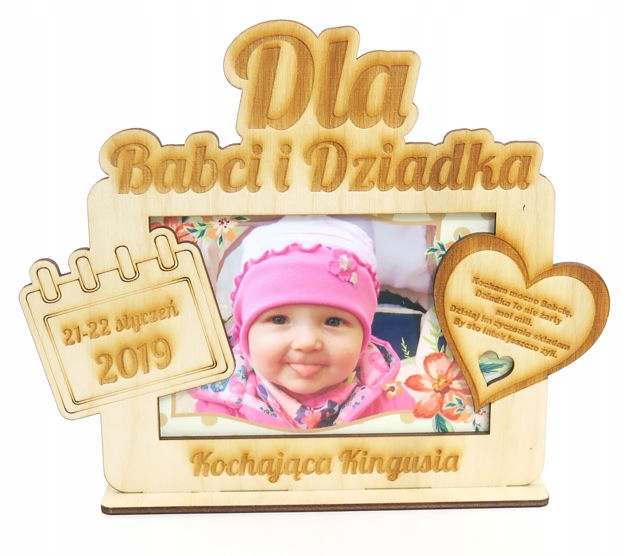 

Ramka Na Zdjęcie Dzień Babci Dziadka Prezent KU11
