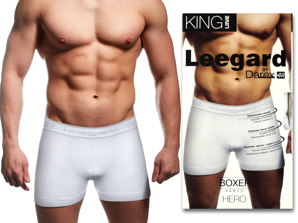

Bokserki męskie Leegard bezszwowe Hero Darex r XL