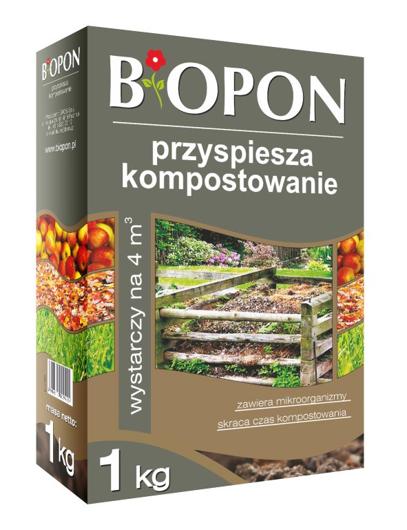 

Preparat Przyspieszający Kompostowanie- Biopon 1KG