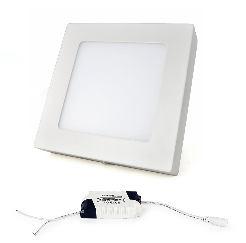 

Panel Led Kwadrat Natynkowy 12W plafon 3-barwy