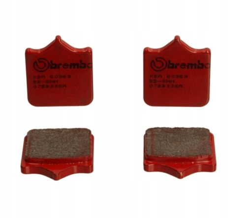 07BB33SA - ГАЛЬМІВНІ КОЛОДКИ HAM BREMBO ПЕРЕДНІЙ DUCATI 998 R S 02-03