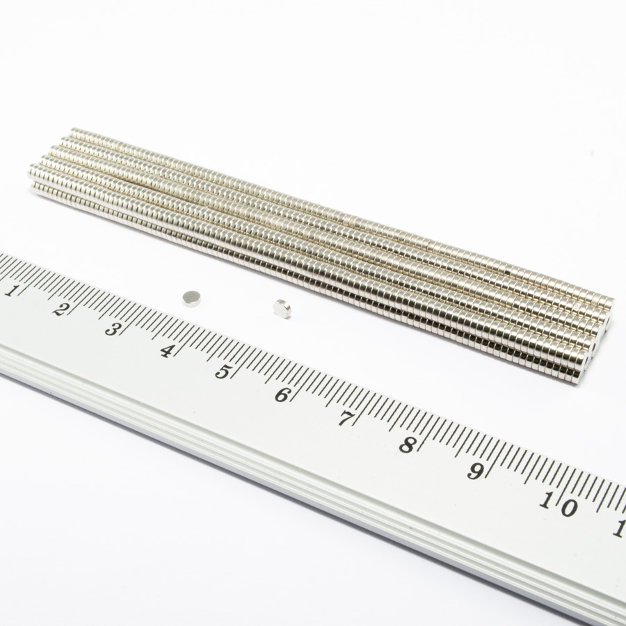 MW 3x1 N52 magnes neodymowy magnesy - 200szt. Kształt walec