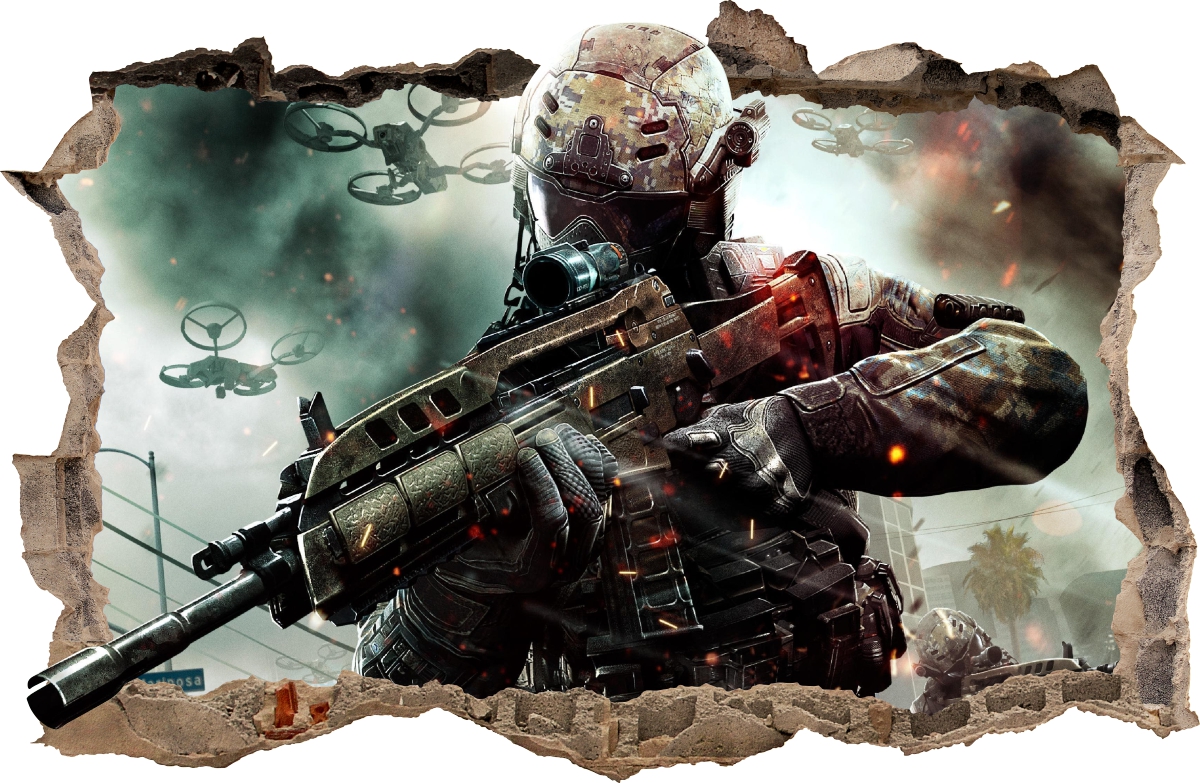 

Naklejki Na Ścianę Call Of Duty 69 100x65 cm