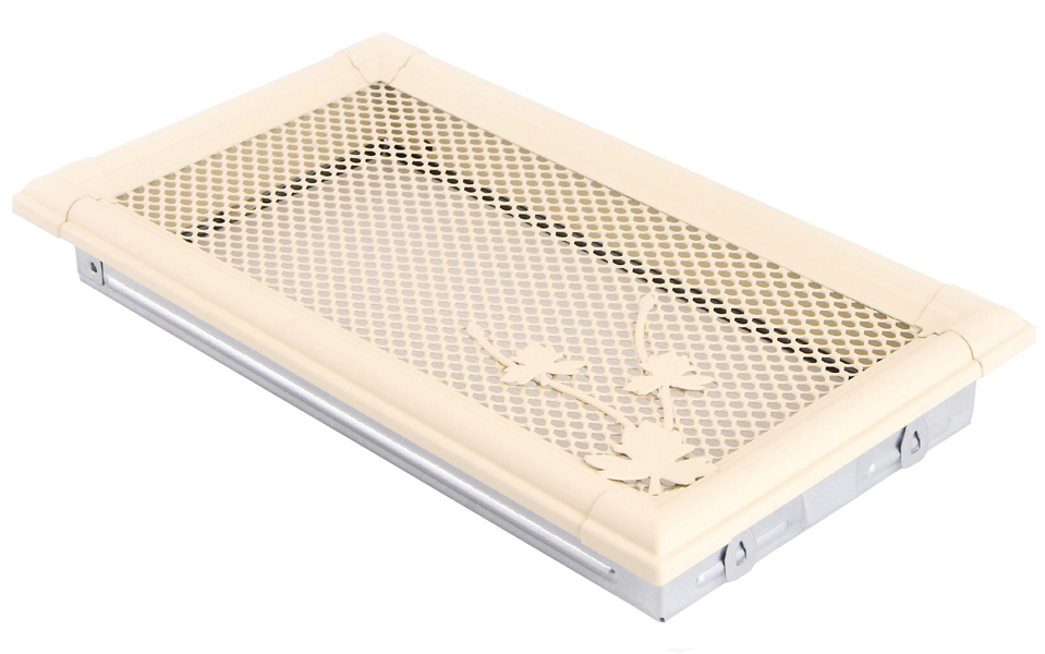 Komínová větrací mřížka 16x32 cm Slonová Kost