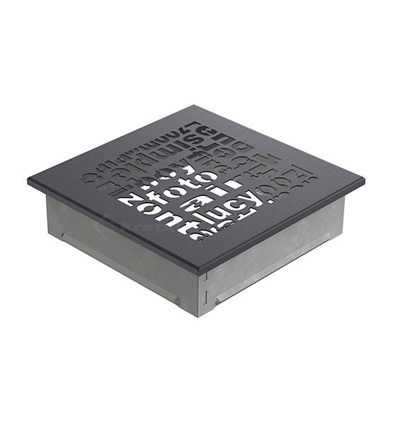 Krbová mřížka Abc 17/17 grafit 17ABCG