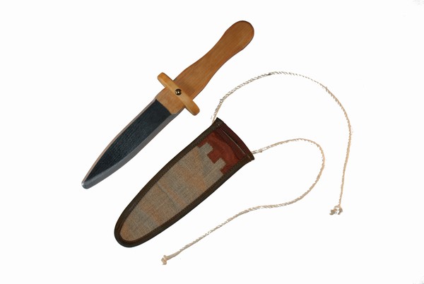 

Sztylet mieczyk rycerski drewniany 34cm W-wa
