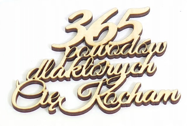 

365 powodów dla których Cię Kocham 102x87mm DW92