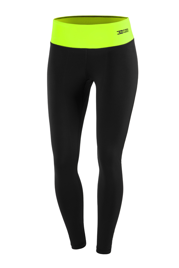 Spodnie damskie długie FITTECH PERFORMANCE kolor LIME XL