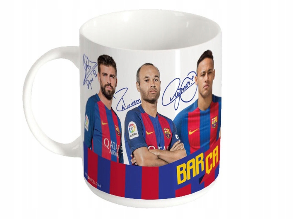 

75207 Fc Barcelona Autografy Kubek Kibica 350 ML