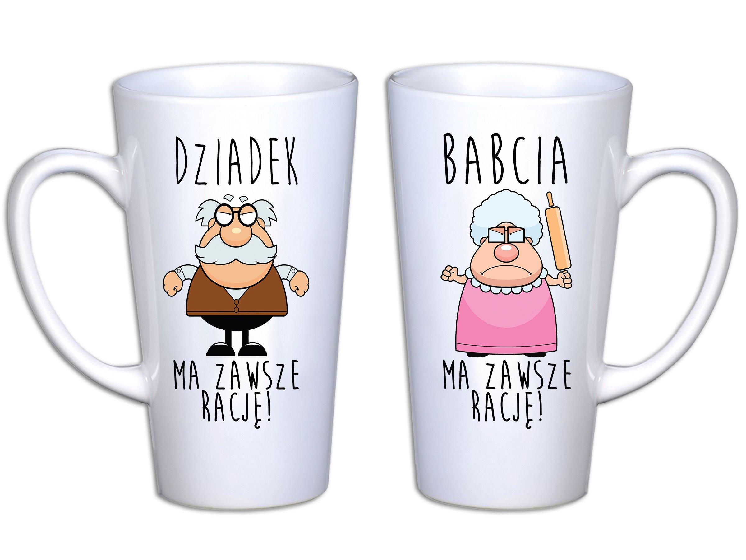 

Kubki Latte Dla Dziadków Babcia Dziadek Wzory 2szt
