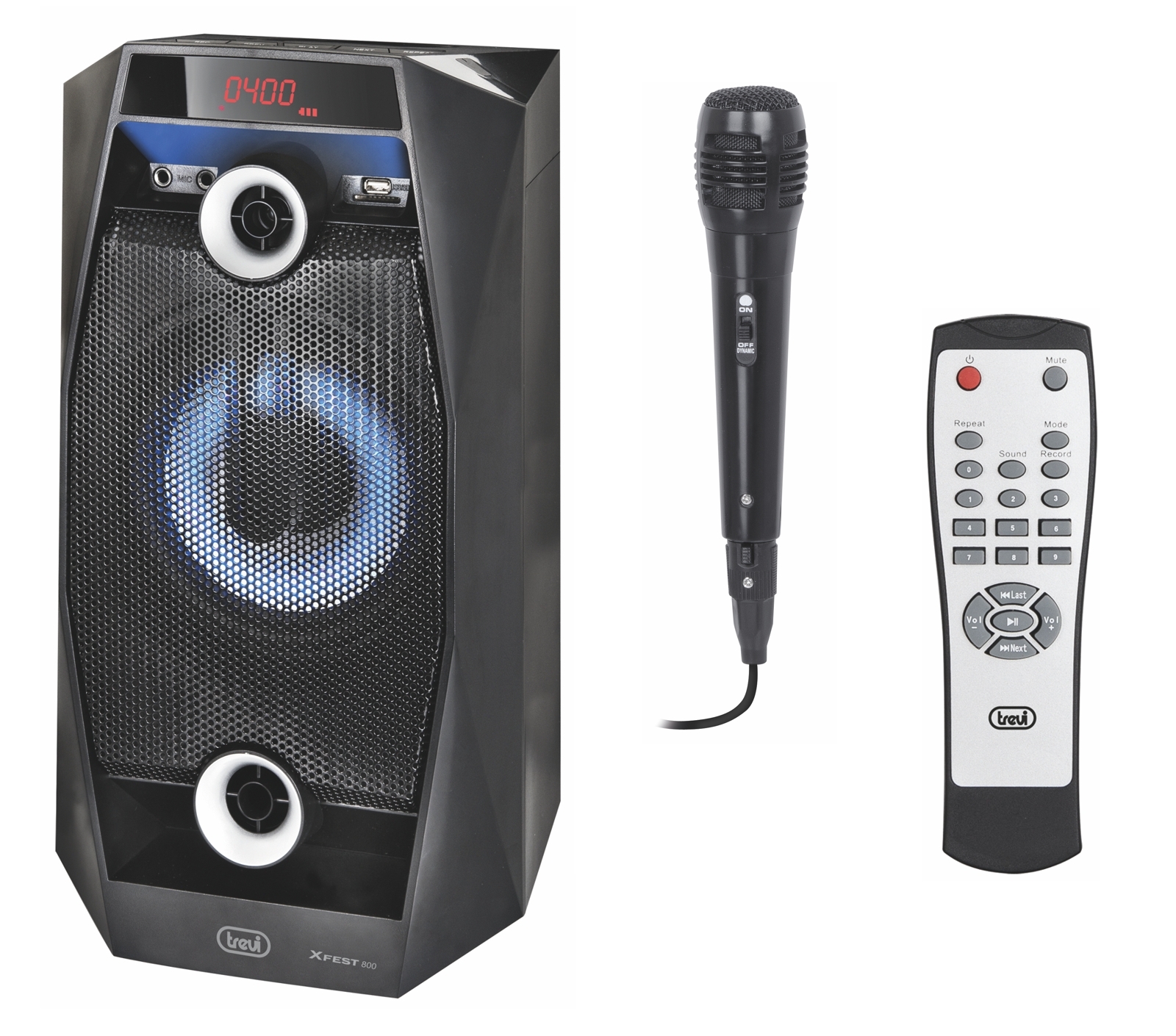 Trevi Xf 800 Reprosous.,karaoke,BT, MP3,USB