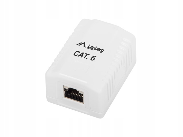 

Gniazdo natynkowe RJ45 Lanberg, ekranowane kat.6