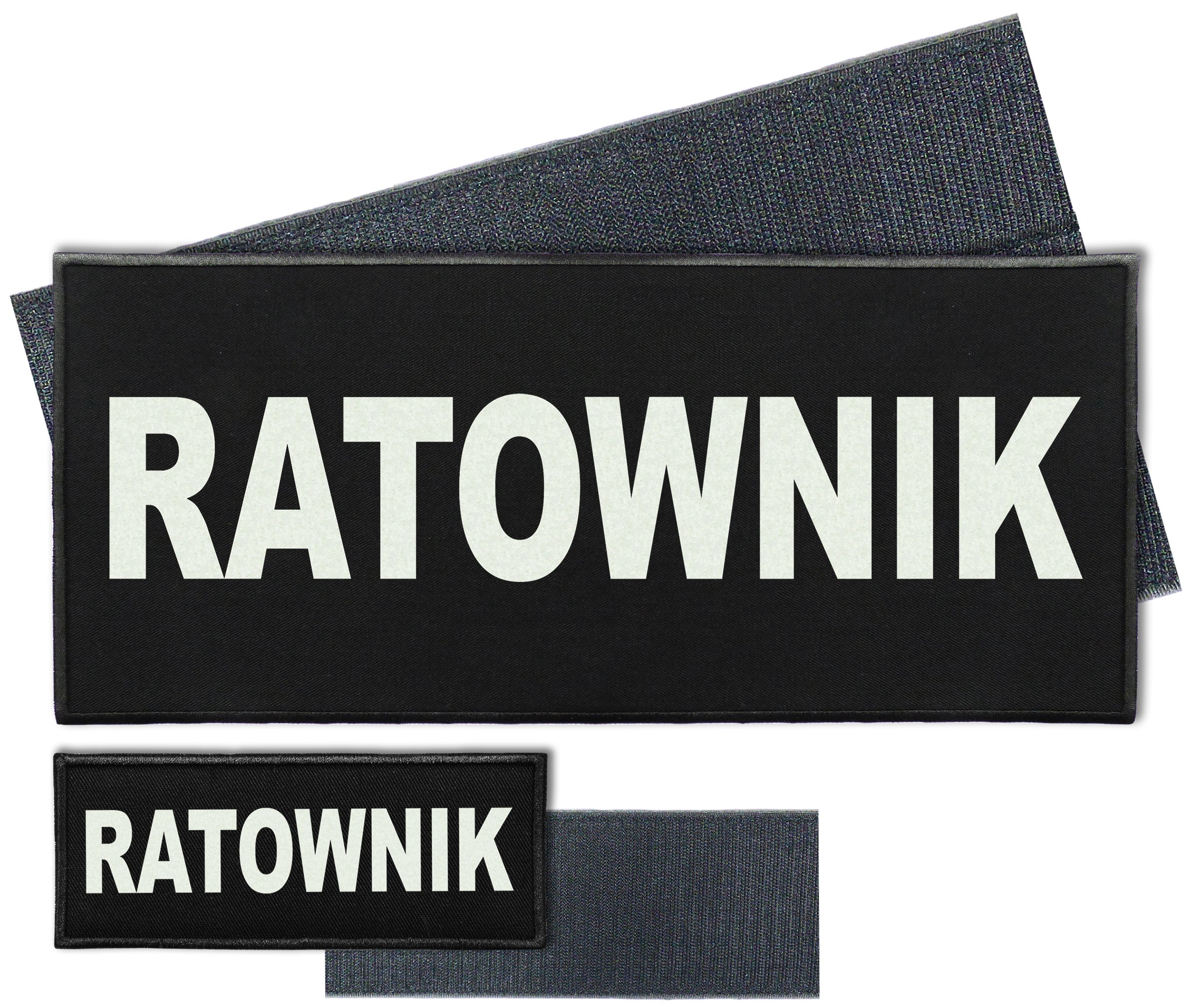 

Zestaw Naszywek Odblaskowych Na Rzepie Ratownik