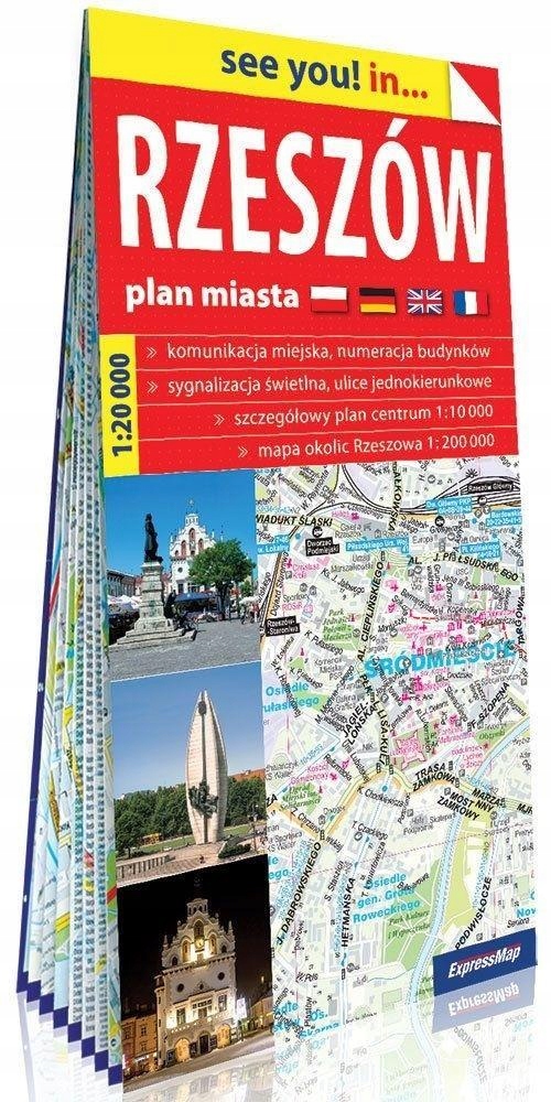 Plan Miasta Rzeszów 120 000 Praca Zbiorowa 7365318625