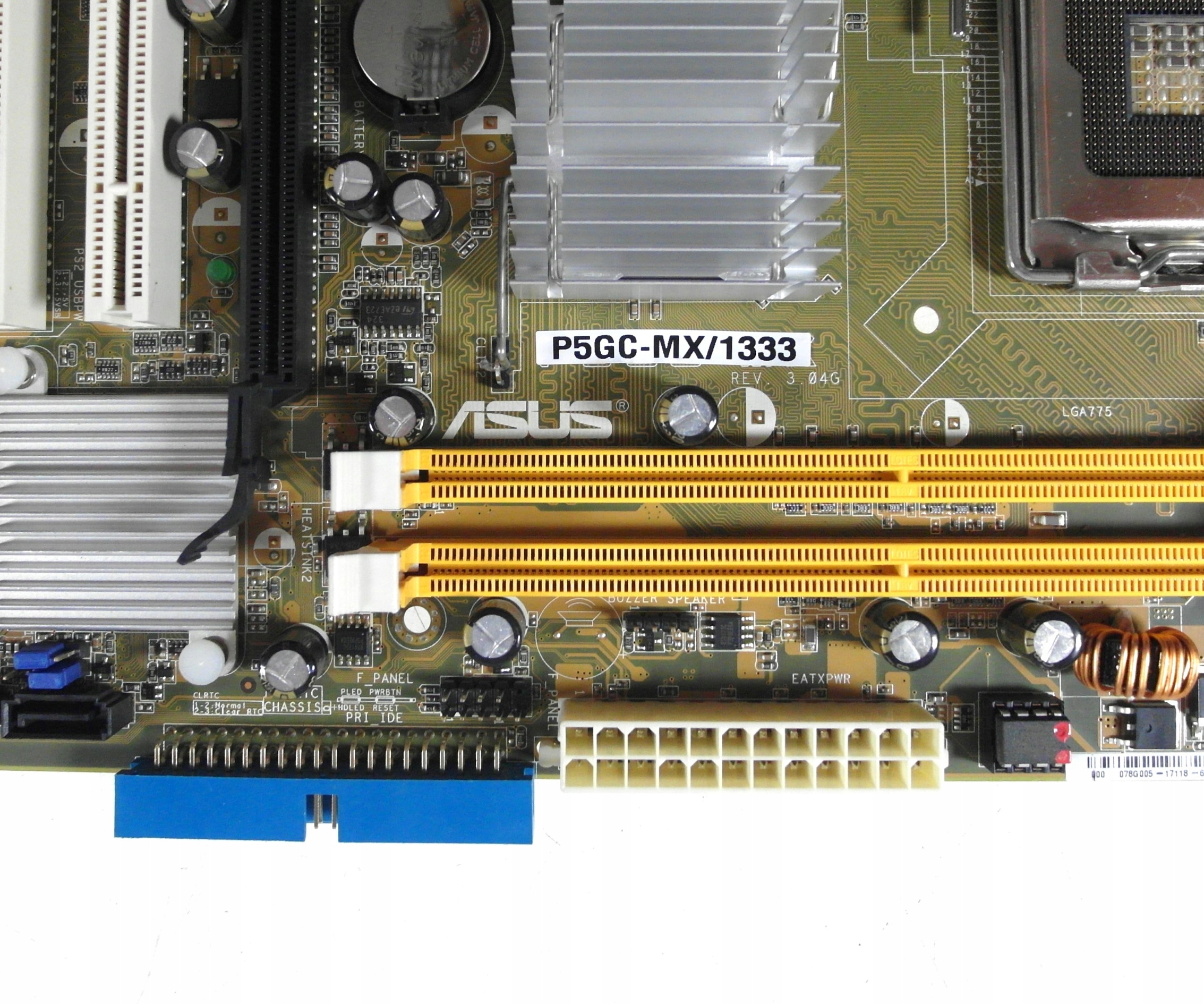 Asus p5gc mx 1333 настройка биос