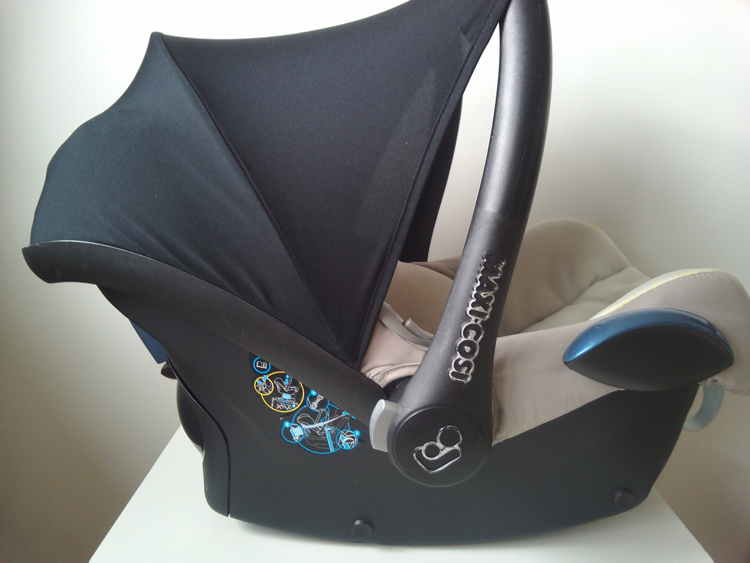 FOTELIK MAXI COSI CABRIOFIX + BAZA EASYBASE 2 - 7191966930 ...