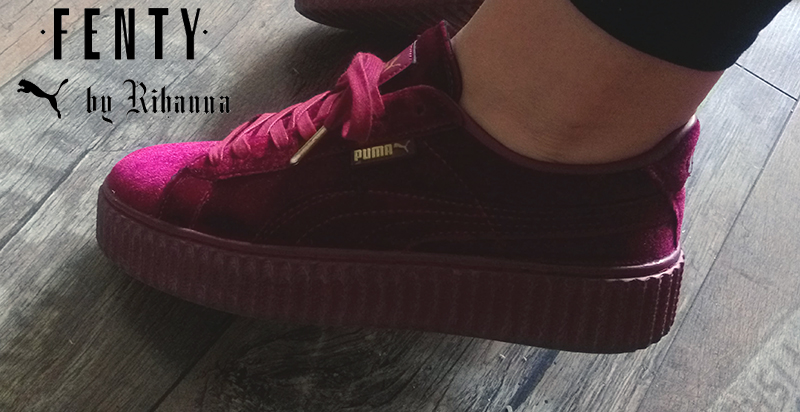 puma fenty creepers bordowe puma fenty creepers bordowe