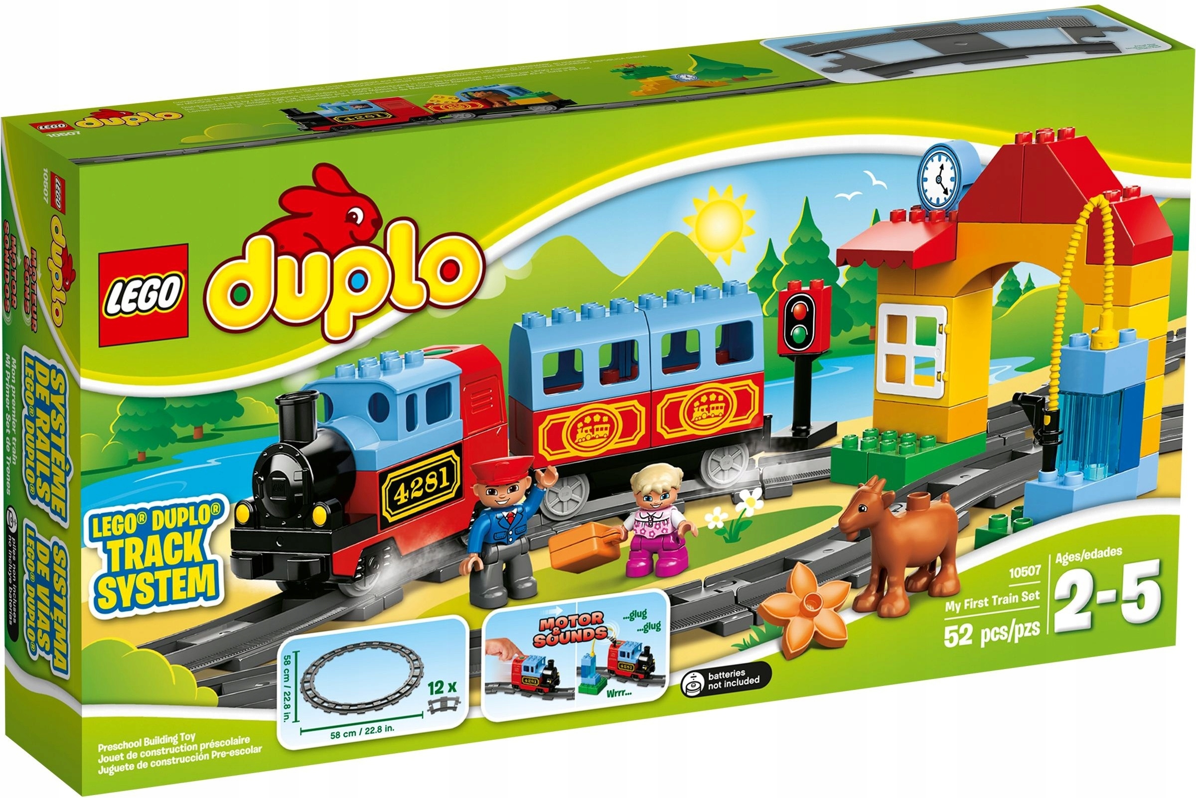 Lego Dla Chłopców 7 Lat KLOCKI LEGO DUPLO 10507 MÓJ PIERWSZY POCIĄG - 7638269605 - oficjalne