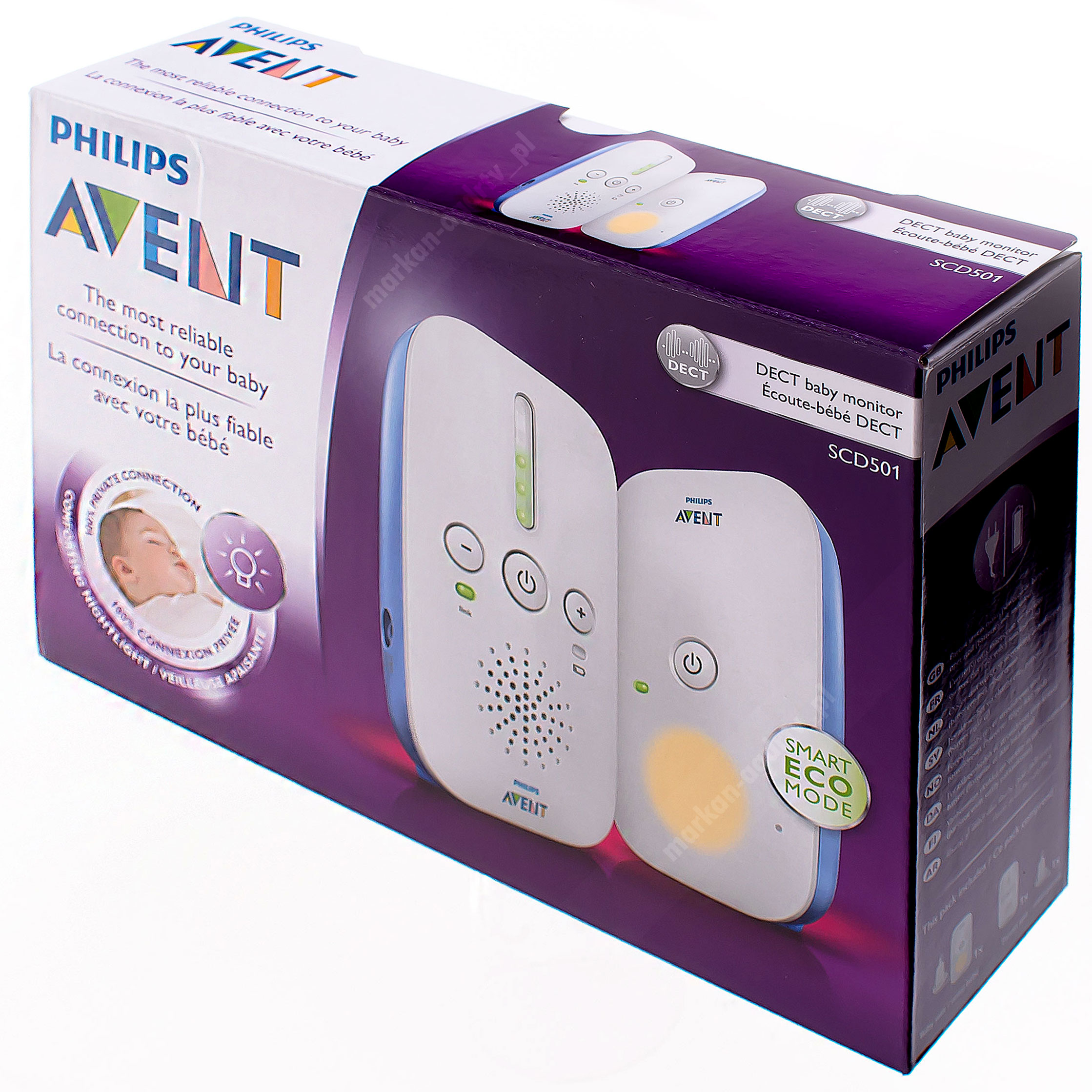 Elektroniczna Niania Philips Avent SCD501/00 DECT