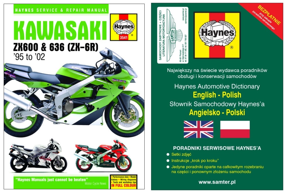 Kawasaki ZX 600 ZX 636 ZX 6 R Ninja 1995-02 Haynes