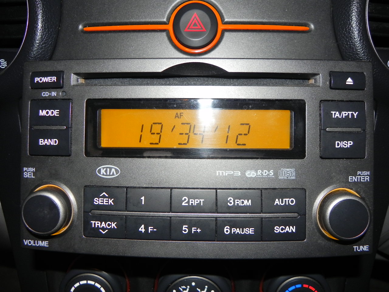 KIA CARENS III 0612 RADIO CD MP3 ORGINAŁ 7399342082