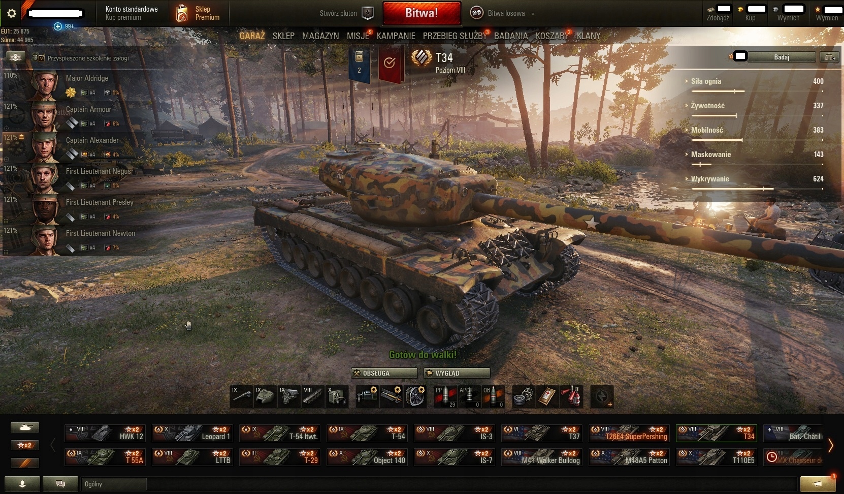 Konto Wot World of Tanks 20 X tierów 1945 wn8 - 7658151233 - oficjalne ...