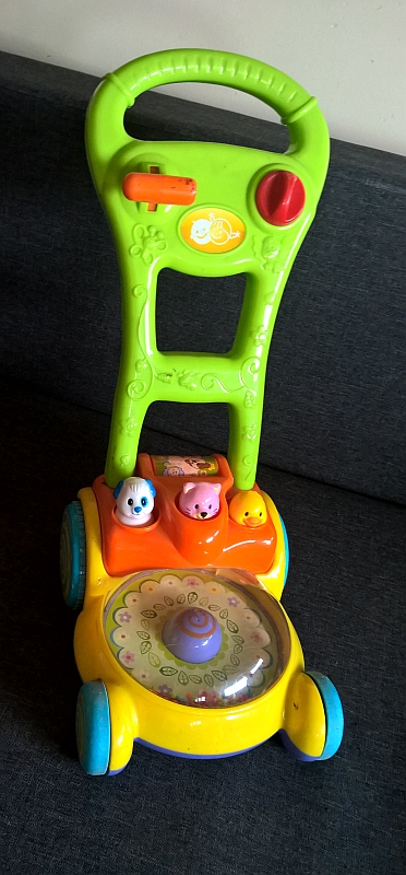 Pchacz Zabawka Do Pchania Kosiarka Jeździk Pchacz Zabawka Do Pchania Kosiarka Jeździk